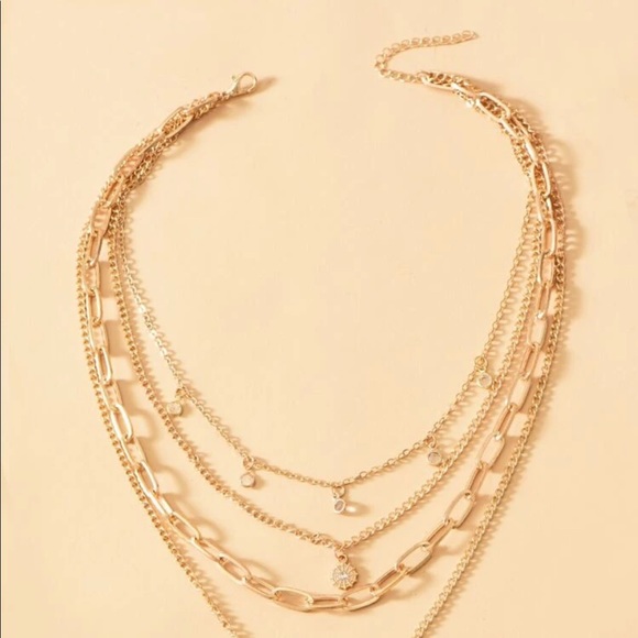 ❌SOLD❌ Layered Gold Necklace - Picture 3 of 5